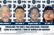 Fiscal�a regional de Tijuana obtiene vinculaci�n a proceso contra cuatro imputados por robo con violencia, robo de veh�culo y privaci�n ilegal de la l