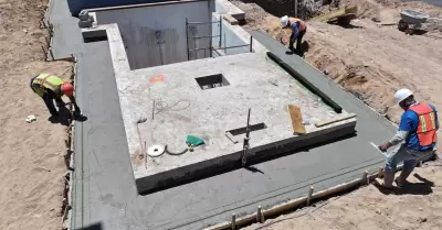 Avanza construcci�n de c�rcamo de bombeo en colonia Colonial