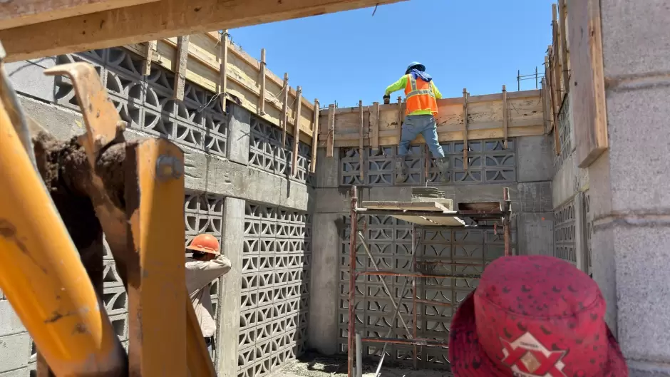 Avanza construcci�n de c�rcamo de bombeo en colonia Colonial