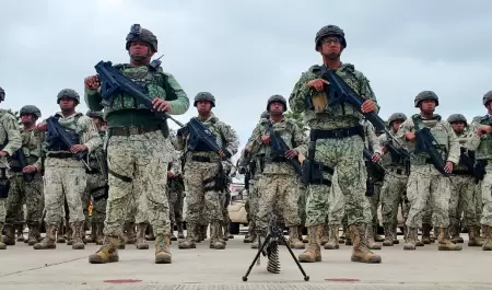 Arriban 300 elementos del Ej�rcito Mexicano a Baja California para reforzar segu