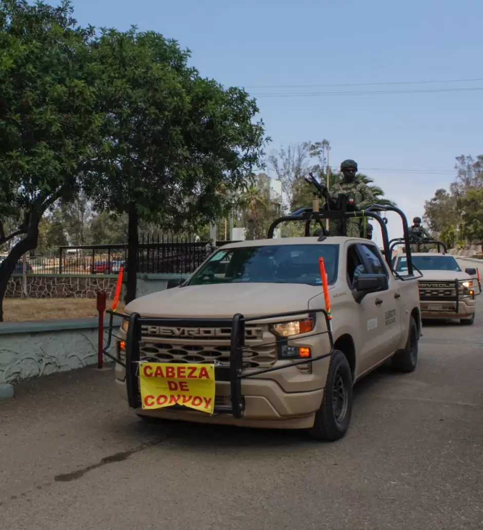 Arriban 300 elementos del Ej�rcito Mexicano a Baja California para reforzar seguridad
