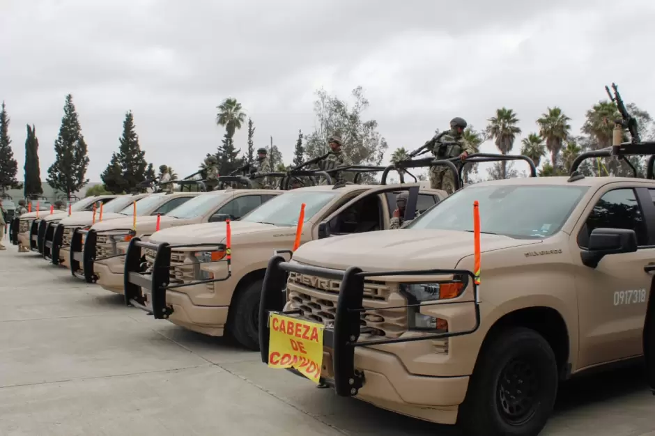 Arriban 300 elementos del Ej�rcito Mexicano a Baja California para reforzar seguridad
