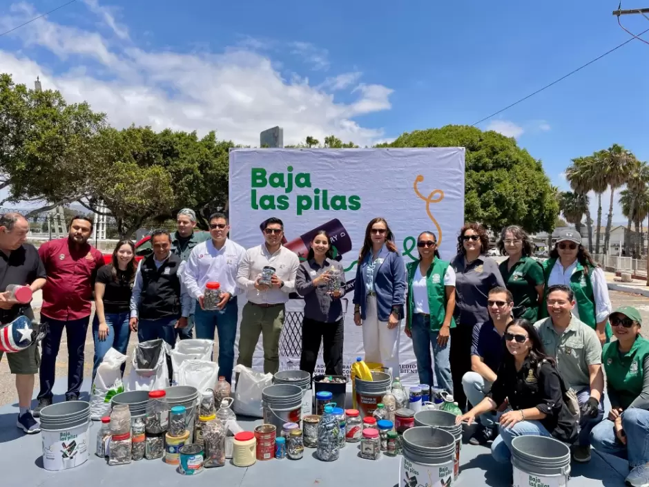 Recolectan m�s de una tonelada de pilas alcalinas en jornada ambiental en Ensenada