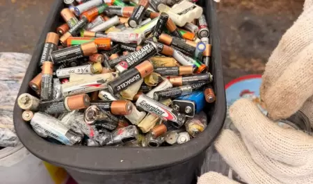 Recolectan m�s de una tonelada de pilas alcalinas en jornada ambiental en Ensena