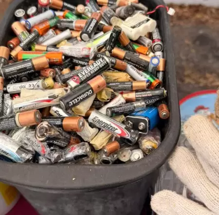 Recolectan m�s de una tonelada de pilas alcalinas en jornada ambiental en Ensena
