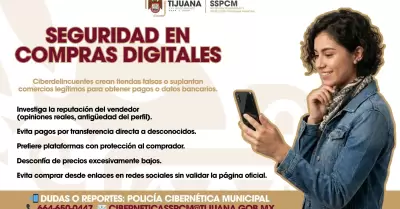 Emite SSPCM Tijuana recomendaciones para prevenir fraudes en compras en l�nea