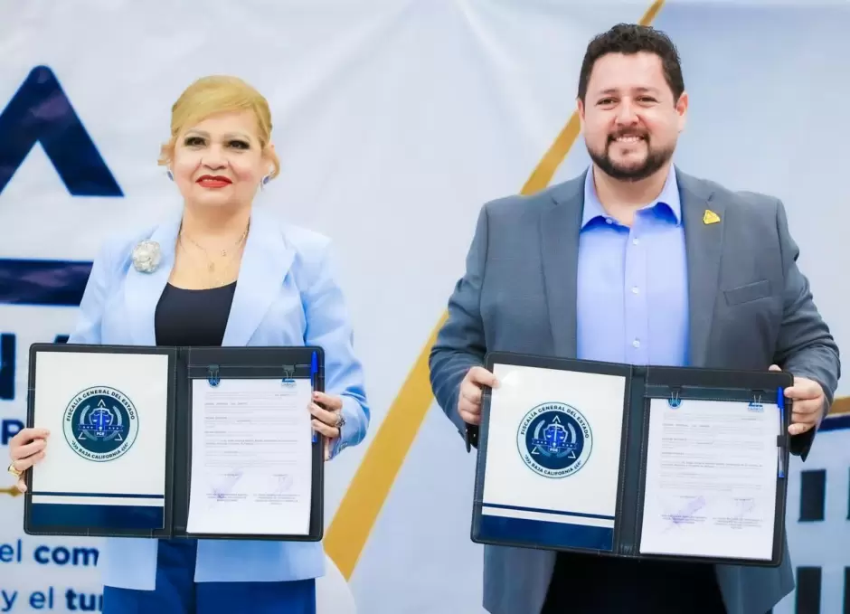 Convenio FGE y CANACO Mexicali para reforzar seguridad en yonkes