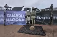 Ej�rcito Mexicano y Guardia Nacional aseguraron armamento en el municipio de Tecate