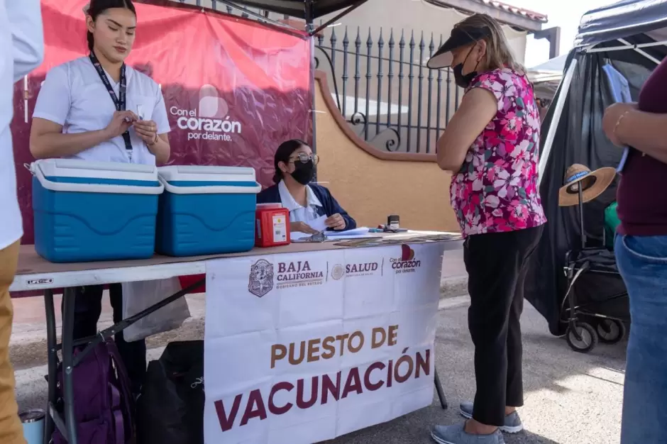 Secretaría de Salud realiza llamado de vacunación en Baja California