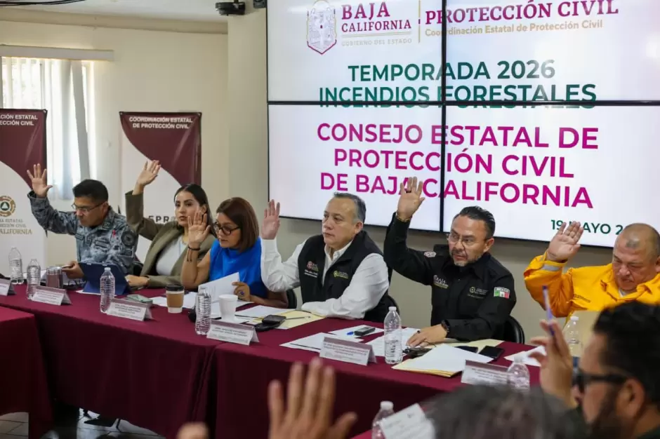Sesión Ordinaria del Consejo Estatal de Protección Civil
