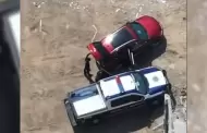 Ya investigan video donde se ve a polic�as de Tijuana pasando bultos de unidad oficial a una particular