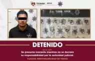 Realiza Polic�a Municipal de Tijuana detenci�n de sujeto por delitos contra la salud, y presunto responsable de abandonar un cuerpo humano