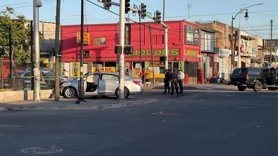 Persecución en Zona Centro termina en choque y operativo policiaco