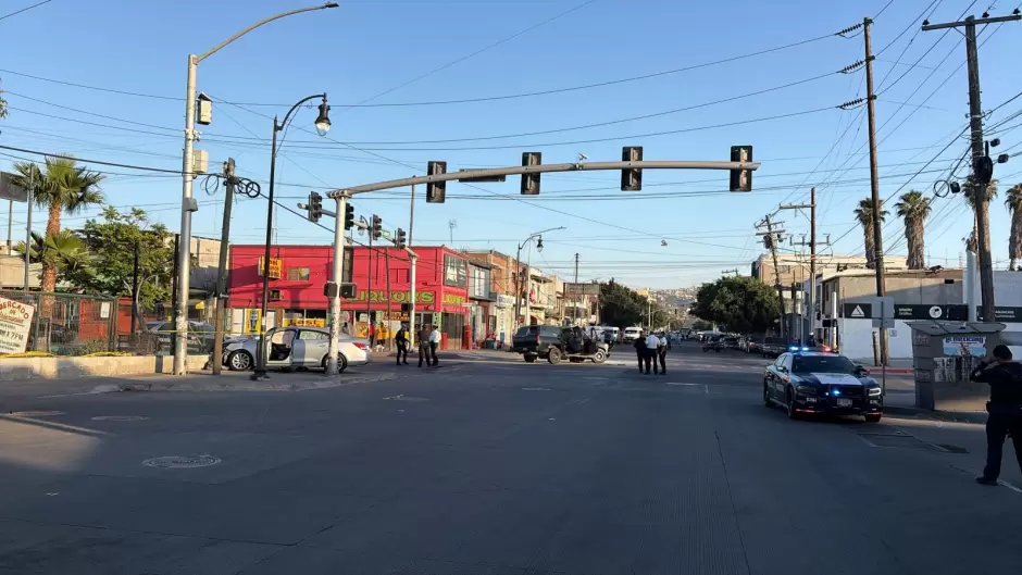 Persecución en Zona Centro termina en choque y operativo policiaco
