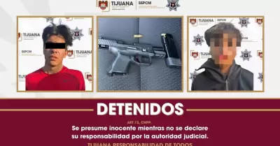 Arrestan a dos por ataque e intento de homicidio en el Centro de Tijuana