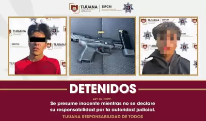Arrestan a dos por ataque e intento de homicidio en el Centro de Tijuana