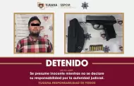 Detiene Polic�a Municipal a hombre por presunta portaci�n ilegal de arma de fuego