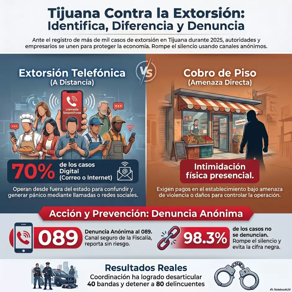 Pacto contra extorsi�n busca proteger a comercios en Tijuana