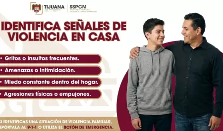 SSPCM Tijuana exhorta a identificar y denunciar se�ales de violencia familiar