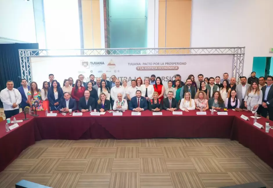 Destaca FGE desarticulaci�n de 40 bandas de extorsi�n durante pacto empresarial en Tijuana