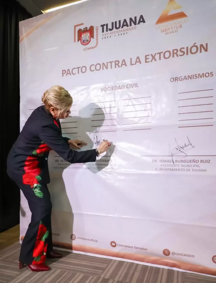 Destaca FGE desarticulaci�n de 40 bandas de extorsi�n durante pacto empresarial en Tijuana
