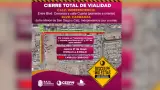 CESPM anuncia cierre nocturno en Calzada Independencia y bulevar Carranza por ob