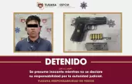 Asegura Polic�a Municipal a hombre armado por presunta violencia familiar y lesiones