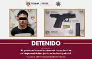 Asegura Polic�a Municipal a hombre armado con orden de aprehensi�n activa por homicidio calificado
