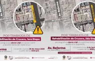 Habr� cierre parcial en Reforma y L�zaro C�rdenas por rehabilitaci�n de crucero; trabajos durar�n 10 d�as