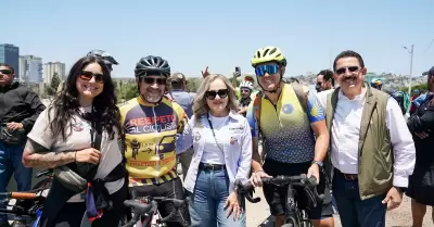 Regidora Gina Arana celebra arranque de rehabilitaci�n y ampliaci�n de la Ciclov