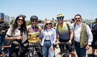 Regidora Gina Arana celebra arranque de rehabilitaci�n y ampliaci�n de la Ciclov