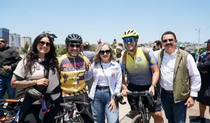 Regidora Gina Arana celebra arranque de rehabilitaci�n y ampliaci�n de la Ciclov