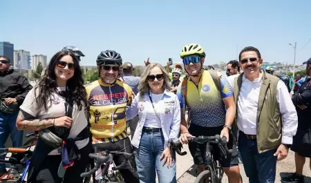 Regidora Gina Arana celebra arranque de rehabilitaci�n y ampliaci�n de la Ciclov