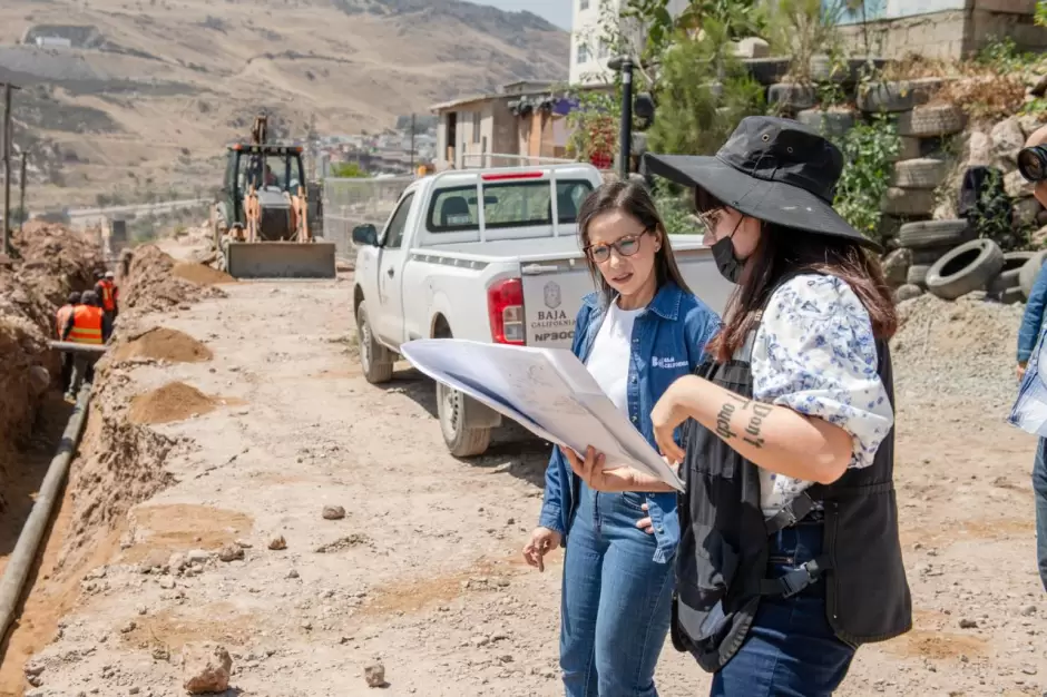 Avances de obra de agua potable en Valle Imperial para atender rezago histórico