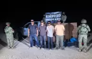 Ej�rcito asegura cerca de 700 kilos de metanfetamina y detiene a cuatro personas en Tecate