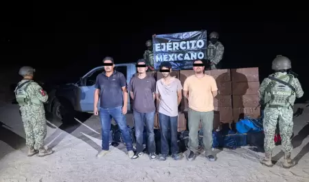 Ej�rcito asegura cerca de 700 kilos de metanfetamina
