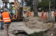Trabaja SIDURT en reparaciones de losa de concreto en V�a R�pida Oriente