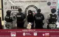 Captura fuerza estatal a presunta integrante de c�lula delictiva; ocultaba armas de fuego en un mu�eco de peluche