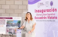 Gobernadora Marina del Pilar inaugura nuevo edificio del Escuadr�n Violeta en Mexicali