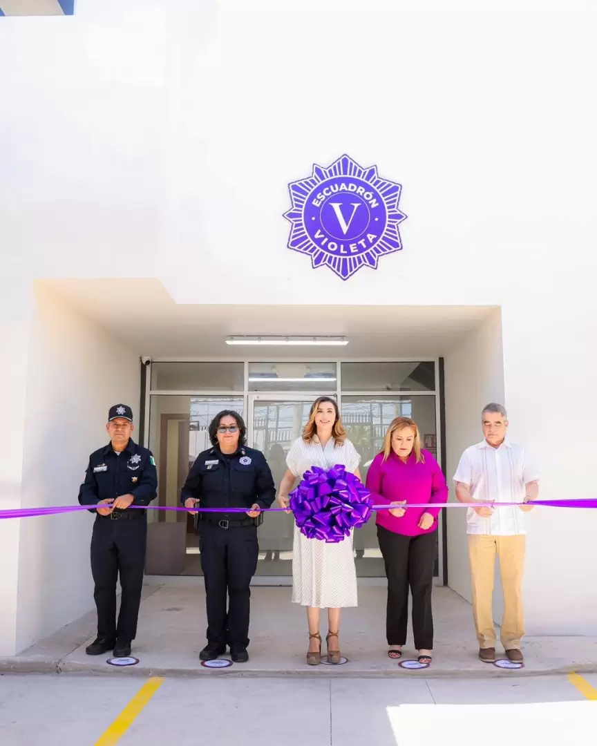 Gobernadora Marina del Pilar inaugura nuevo edificio del Escuadr�n Violeta en Mexicali