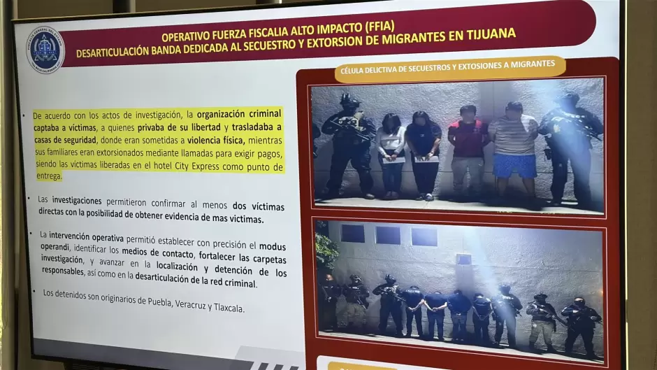 Fiscalía desarticula banda de tráfico de personas