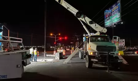 CESPM concluye trabajos nocturnos de infraestructura hidr�ulica en Mexicali