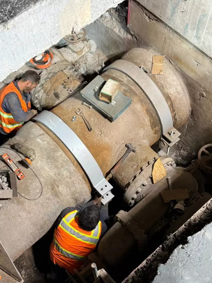 CESPM concluye trabajos nocturnos de infraestructura hidr�ulica en Mexicali
