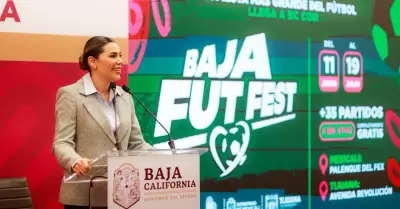 Presenta gobernadora Marina del Pilar el "Baja Fut Fest" para vivir la pasi�n de