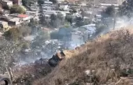 Se incendia vivienda abandonada en el Infonavit Latinos de Tijuana