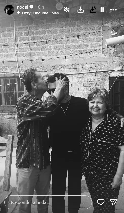 Christian Nodal se reencuentra con sus abuelos tras supuesto distanciamiento con su familia