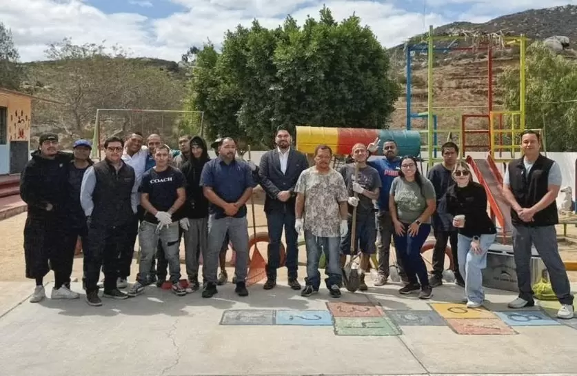 Acciones de servicio comunitario en beneficio de la niñez y la comunidad