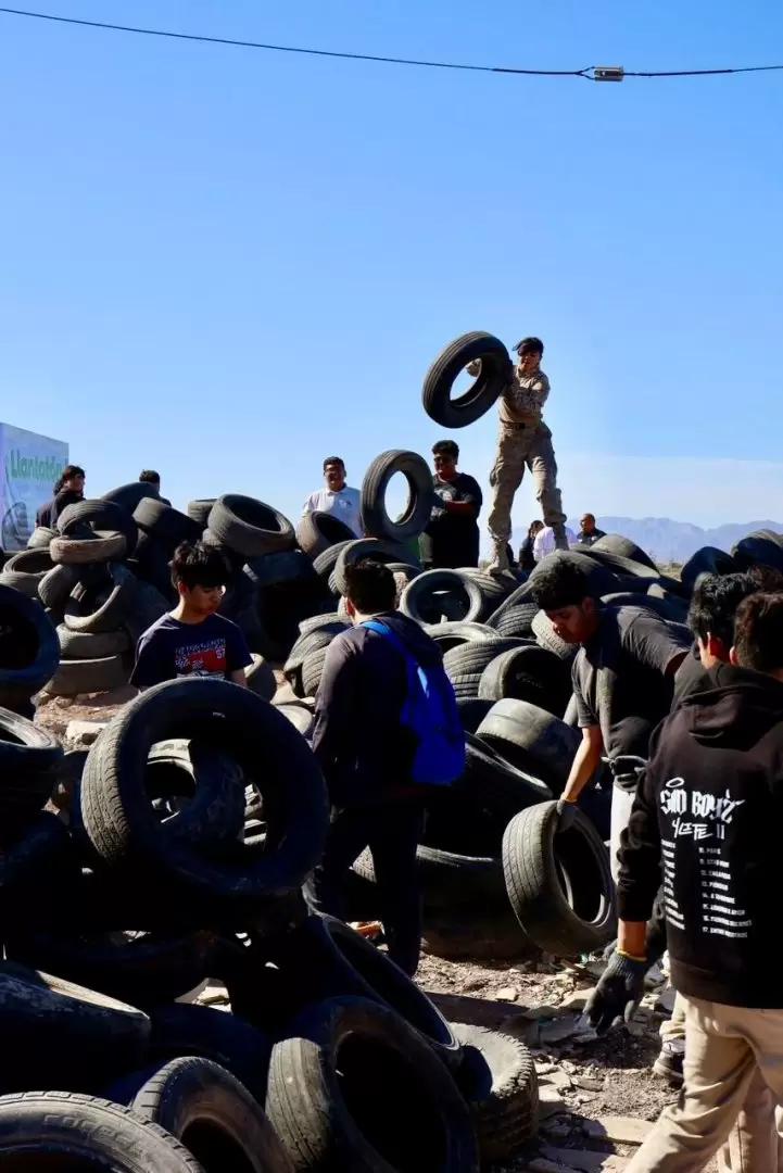 Retiran más de mil 300 llantas en jornada ambiental en Mexicali