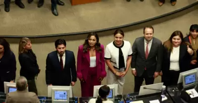 Toma de protesta de varios senadores suplentes
