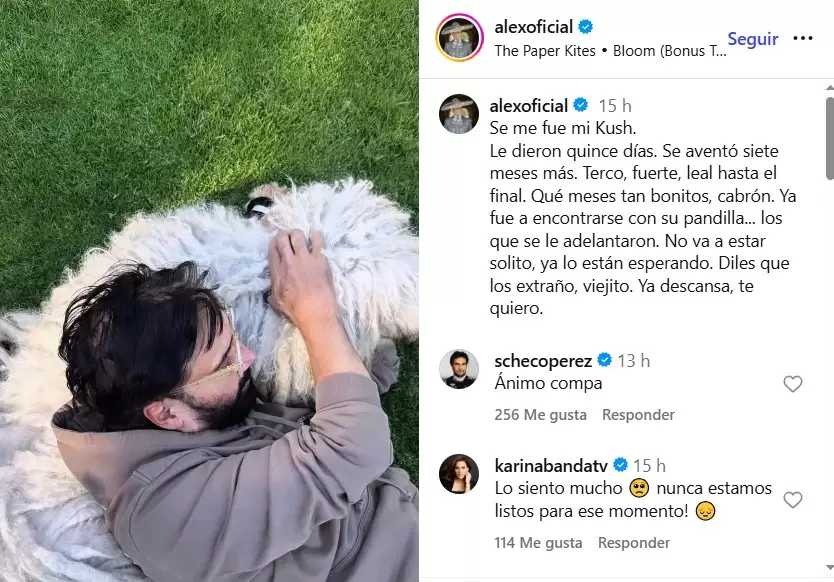 Alejandro Fernández sufre la pérdida de un ser querido